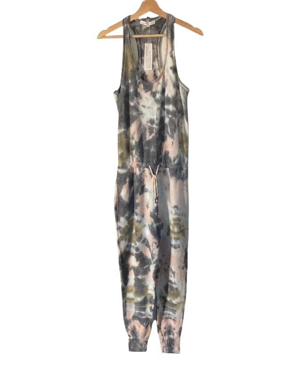 NWOT Young Fabulous & Broke Sleeveless Tie-Dye Jumpsuit, size S